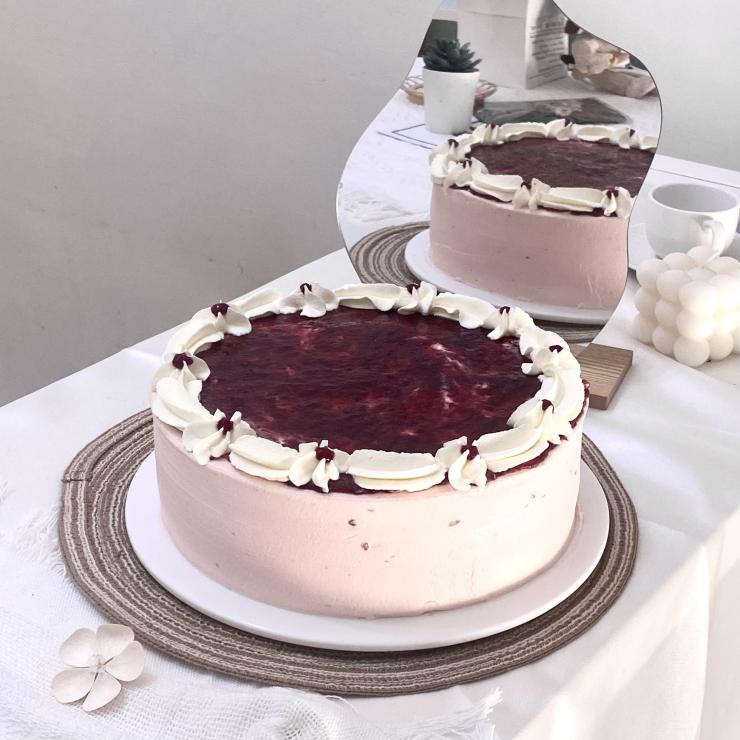 布丁草莓醬戚風