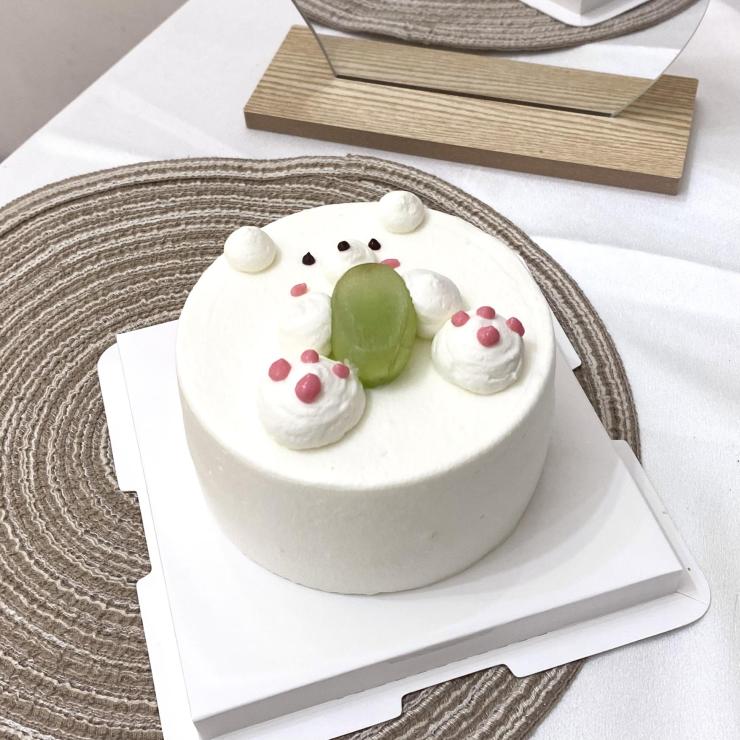 抱抱熊水果布丁戚風